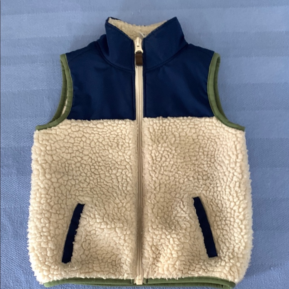 Carter's Cream Sherpa Vest